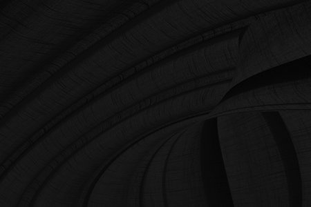 beauty textile abstract soft fabric black smooth curve fashion matrix shape decorate backgroundの写真素材