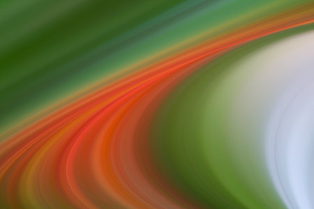 Abstract gradient Blurred colored background. Smooth transitions of iridescent red and green colors. Colorful Rainbow backdrop Smooth Texture Graphic wallpaperの写真素材