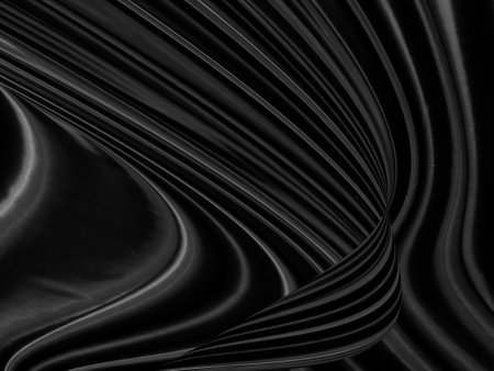 beauty black and smooth shape abstract charcoal textile soft fabric curve fashion matrix decorate backgroundの写真素材