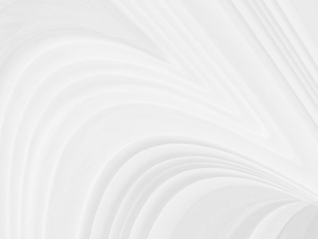 Clean woven decorative fashion textile soft fabric white abstract smooth curve shape backgroundの写真素材