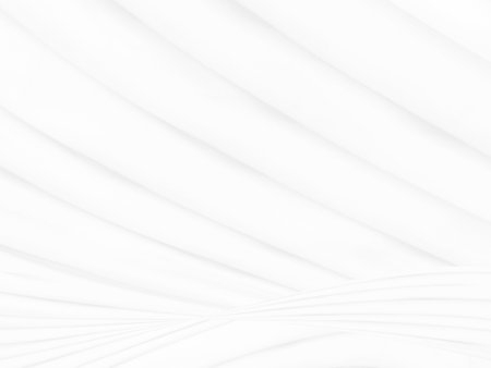 abstract white fabric curve design modern shape wave style backgroundの写真素材