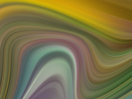 yellow and green abstract smooth beauty clean and soft fabric textured. fashion textile free style shape decorate backgroundの写真素材