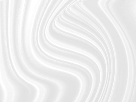 Clean soft white fabric woven abstract smooth curve shape decorative fashion textile backgroundの写真素材