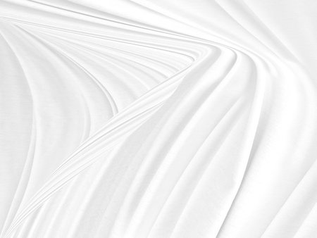 beauty white abstract smooth curve soft fabric shape decorate fashion textile backgroundの写真素材