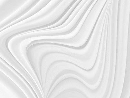 beauty fashion soft fabric white abstract. textile smooth curve shape decorate backgroundの写真素材