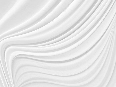 soft white fabric abstract curve multi lines shape decorative background. Beauty design gray texturedの写真素材