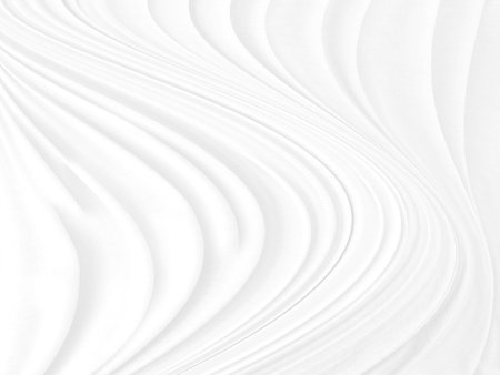 soft fabric white abstract smooth curve shape elegrance decorative fashion textile backgroundの写真素材