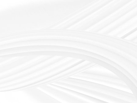 Clean woven beautiful silky soft fabric white abstract smooth curve shape decorative fashion textile backgroundの写真素材