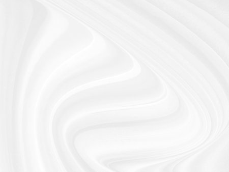 Clean woven decorative fashion textile soft fabric white abstract smooth curve shape backgroundの写真素材
