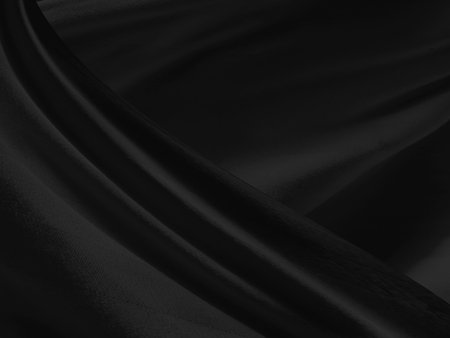 beauty textile abstract soft fabric black smooth curve fashion matrix shape decorate backgroundの写真素材