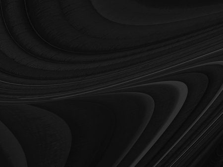 Clean fashion woven beautiful soft fabric abstract smooth curve shape decorative textile black backgroundの写真素材