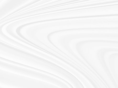 Clean soft white fabric woven abstract smooth curve shape decorative fashion textile backgroundの写真素材