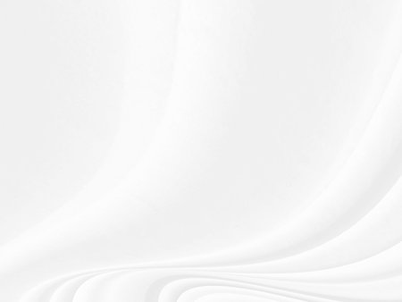 Clean woven beautiful silky soft fabric white abstract smooth curve shape decorative fashion textile backgroundの写真素材