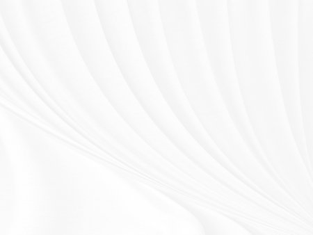 Clean soft white fabric woven smooth curve shape decorative abstract fashion textile backgroundの写真素材