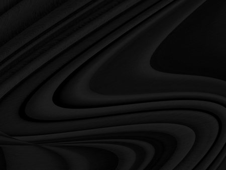 Clean fashion woven beautiful soft fabric abstract smooth curve shape decorative textile black backgroundの写真素材