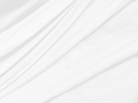 soft light and shadow fabric abstract smooth curve shape decorative modern fashion white and gray backgroundの写真素材