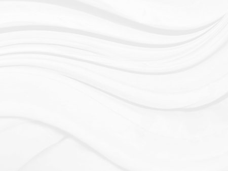 Clean soft white fabric woven abstract smooth curve shape decorative fashion textile backgroundの写真素材
