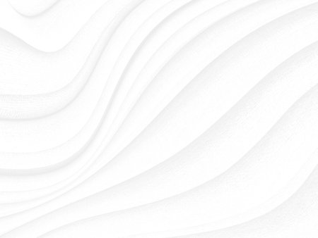 Clean abstract fashion woven beautiful soft fabric smooth curve shape decorative textile white backgroundの写真素材