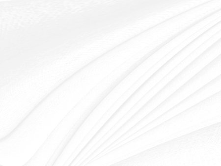 Clean soft white fabric woven abstract smooth curve shape decorative fashion textile backgroundの写真素材