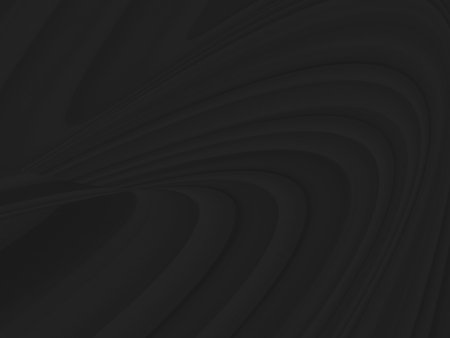 Clean fashion woven beautiful soft fabric abstract smooth curve shape decorative textile black backgroundの写真素材