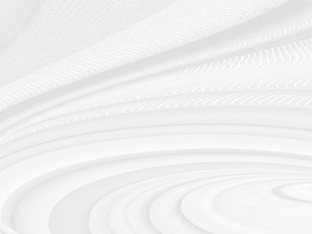 fashion textile white Clean woven beautiful soft fabric abstract smooth curve shape decorative backgroundの写真素材