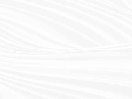 Clean woven soft fabric white abstract smooth curve shape decorative fashion textile backgroundの写真素材