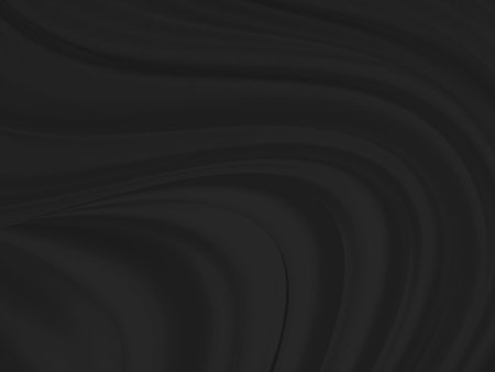 Clean fashion woven beautiful soft fabric abstract smooth curve shape decorative textile black backgroundの写真素材