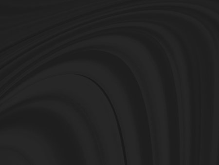 Clean abstract fashion woven beautiful soft fabric smooth curve shape decorative textile black backgroundの写真素材
