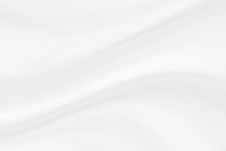 white elegrance soft fabric abstract smooth curve shape decorate fashion textile backgroundの写真素材