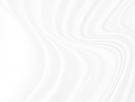 Clean woven decorative fashion textile soft fabric white abstract smooth curve shape backgroundの写真素材