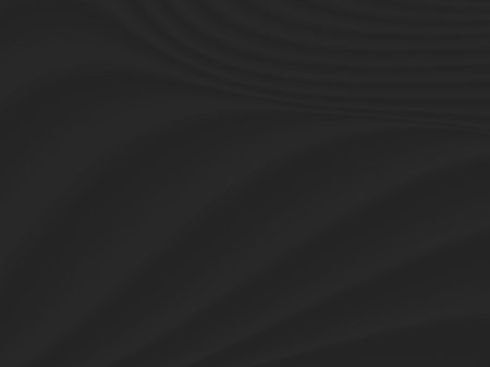 Clean shape fashion woven beautiful soft fabric abstract smooth curve decorative textile black backgroundの写真素材
