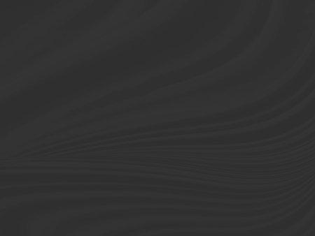 Clean abstract fashion woven beautiful soft fabric smooth curve shape decorative textile black backgroundの写真素材