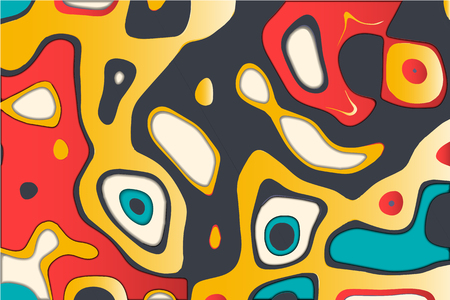 Geometric Abstract Background wallpaper or cover page and decoration vectorのイラスト素材