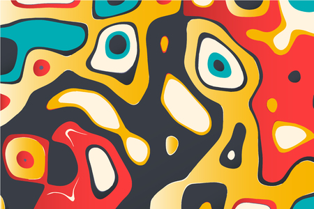 Geometric Abstract Background wallpaper or cover page and decoration vectorのイラスト素材