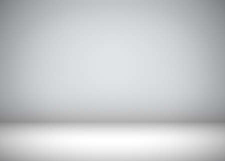 Abstract gray background, for text or object placement. simple grey and white background with vignette and spotlight, vector illustration.のイラスト素材