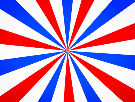 Red, White and Blue Starburst - USAの写真素材