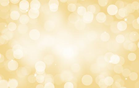 Gold defocused lights backgroundの写真素材