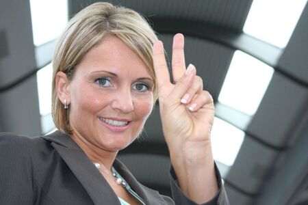 Beautiful young and sexy business Woman on tour.の写真素材