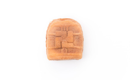 Traditional Japanese sweets Fukuyaki isolated