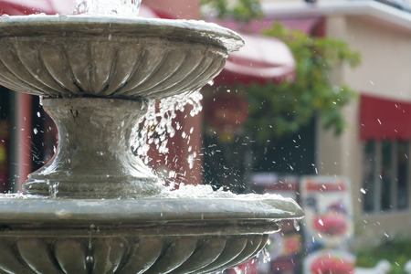 fountain multi-tiered in the park