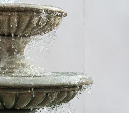 fountain multi-tiered in the parkの写真素材