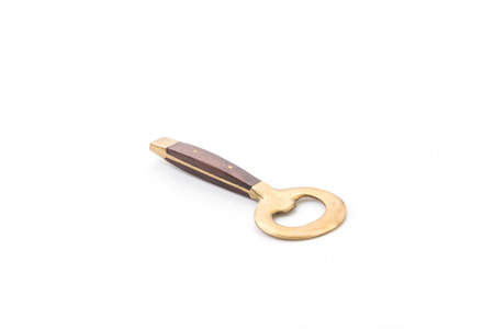 bottle opener isolated on white backgroundの写真素材