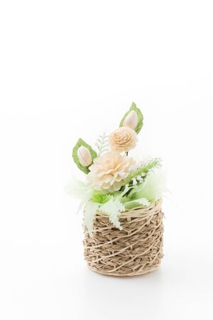 Bouquet jasmine isolated on white backgroundの写真素材