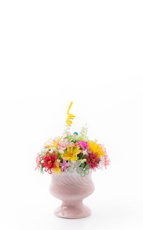 Bouquet flower isolated on white backgroundの写真素材