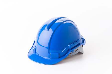 Safety helmet isolated on white backgroundの写真素材