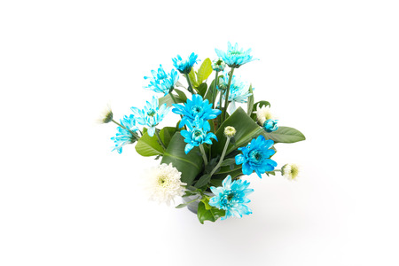 Bouquet flower isolated on white backgroundの写真素材