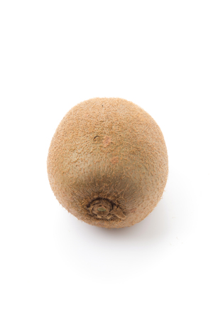 Kiwi fruit isolated on white backgroundの写真素材