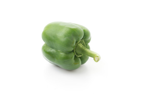 Sweet Pepper isolated on white backgroundの写真素材