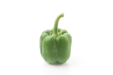 Sweet Pepper isolated on white backgroundの写真素材