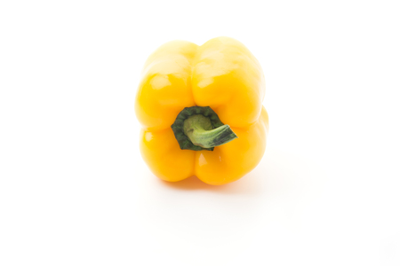Sweet Pepper isolated on white backgroundの写真素材